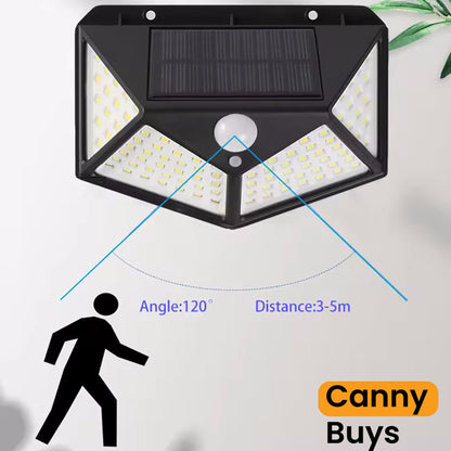 Solar Powered Motion Sensor Wall Light - Canny Buys