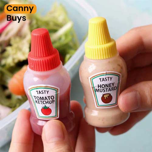 Mini Sauce Bottles ( Set of 2)